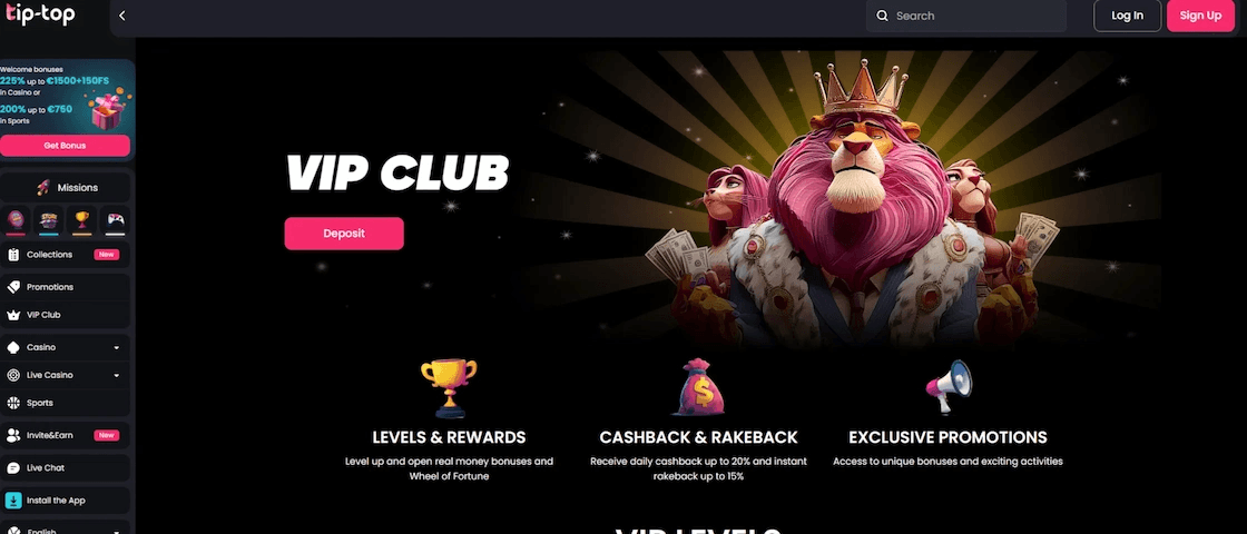 Tiptop Nederland – Uw Premium Online Casino Bestemming 2026 image 3